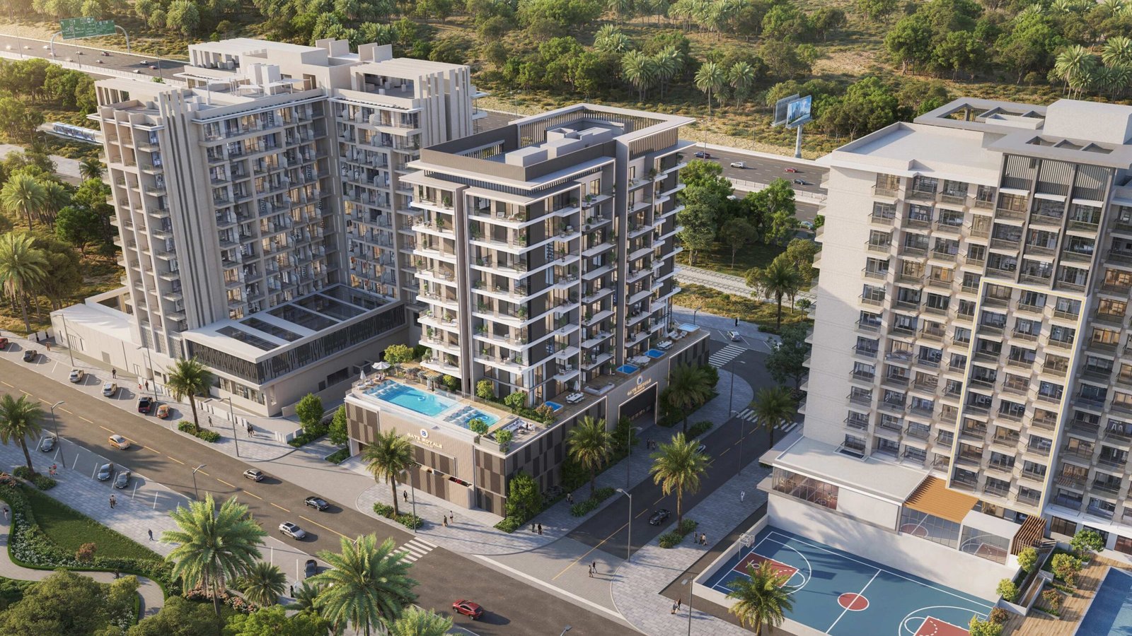 Aerial View - Gat Royal Residences - Baron Prime Development