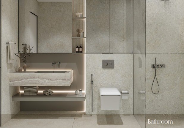 Bathroom - Gat Royal Residences - Baron Prime Development