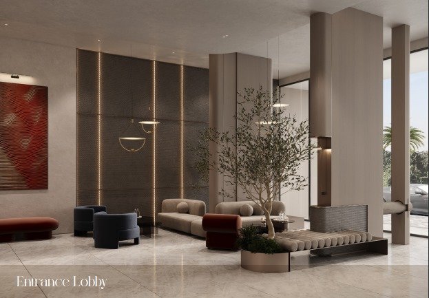 Entrance loby - Gat Royal Residences - Baron Prime Development
