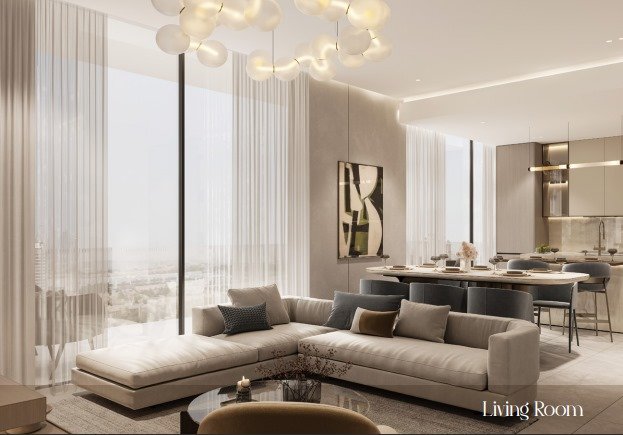 living room - Gat Royal Residences - Baron Prime Development