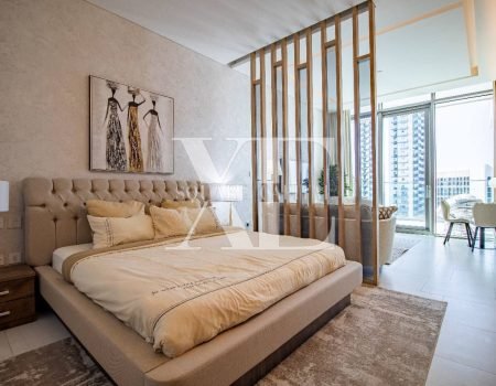 Stunning Furnished Studio with Khalifa View